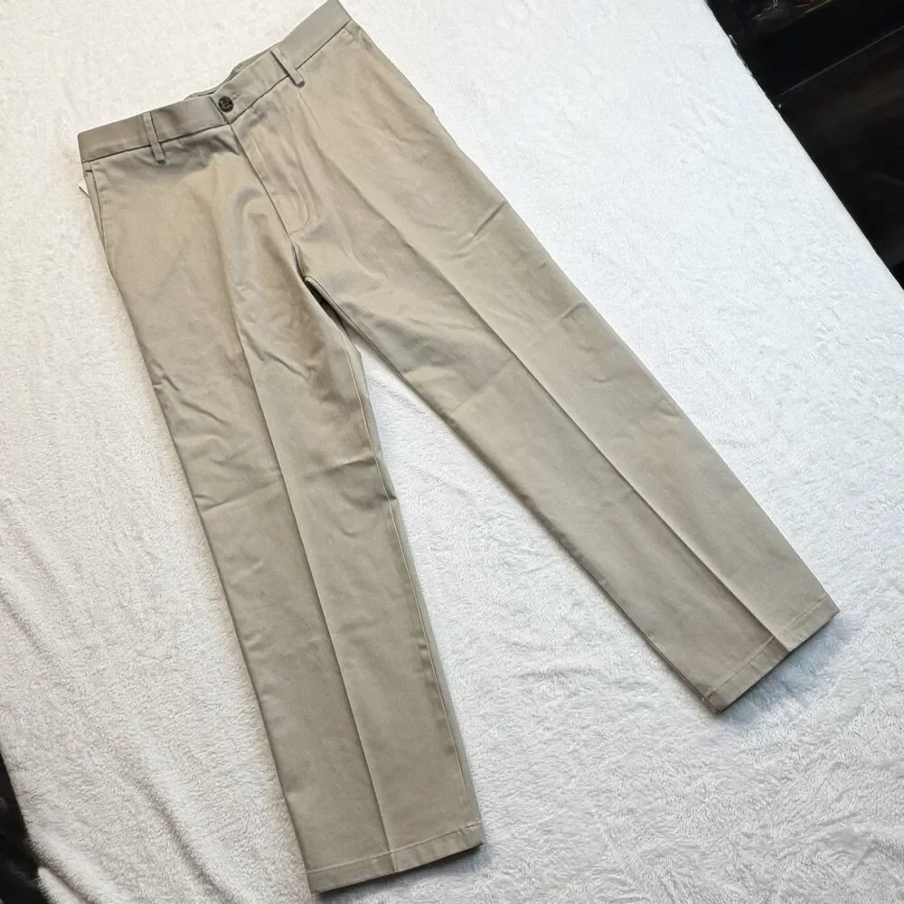 Dockers Original Signature Khaki Pants Men’s Straight Fit No Wrinkles 30x32 New